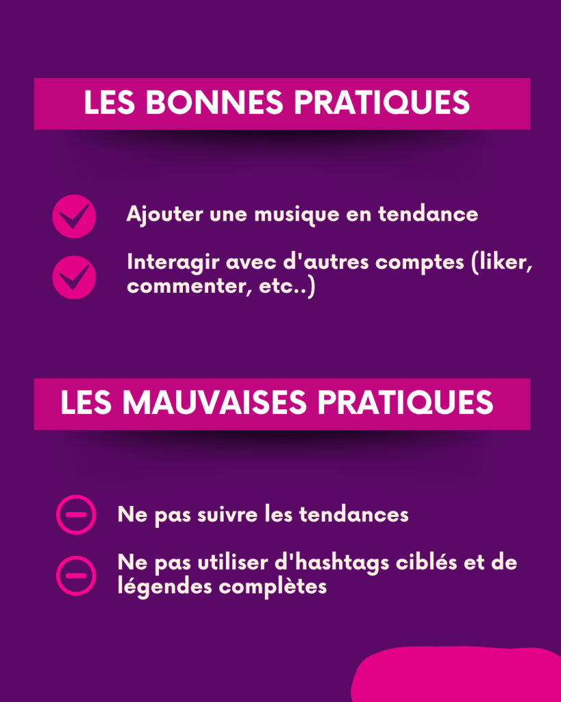 bonnes pratiques TikTok 2023